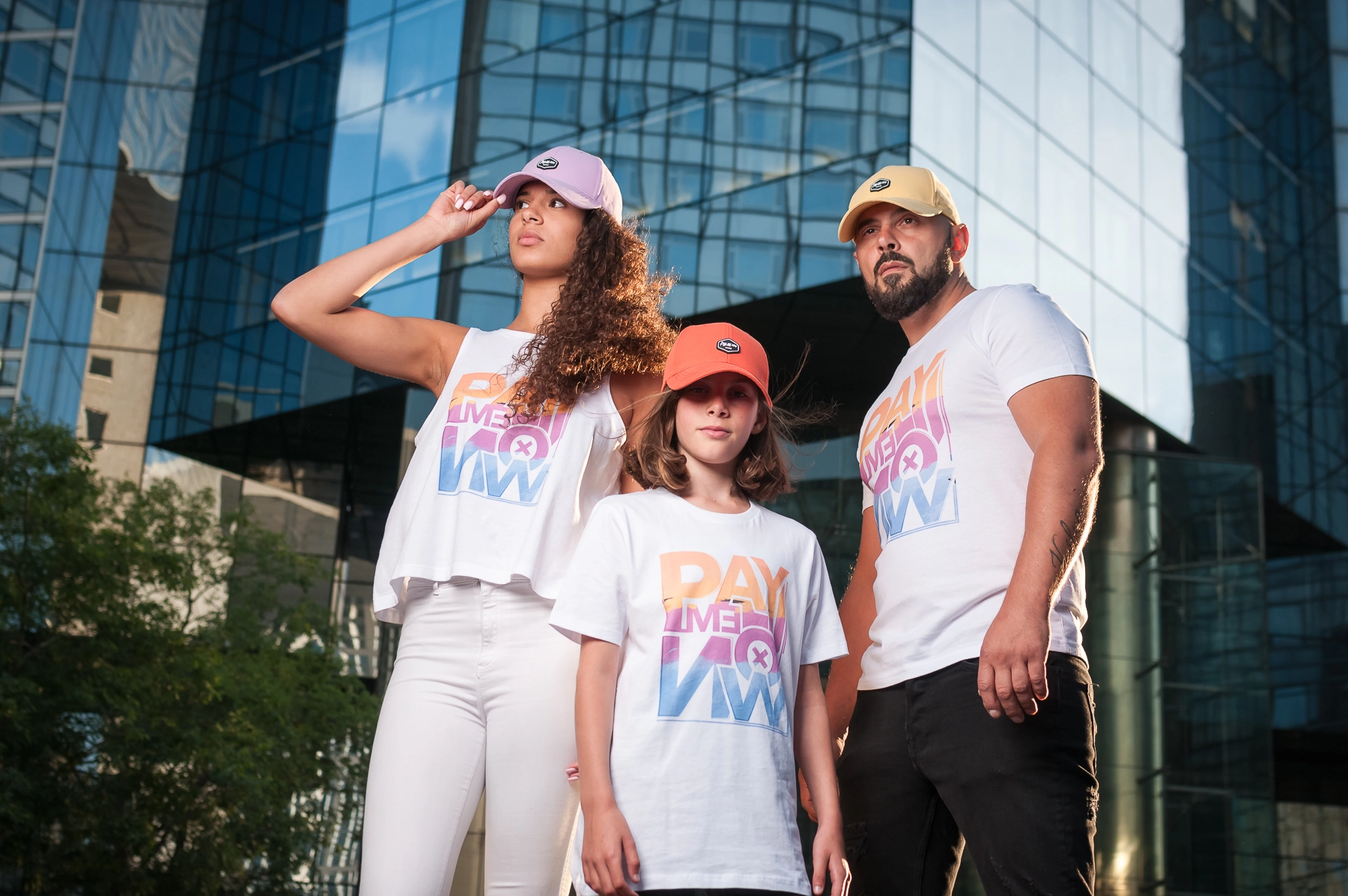 T-shirts PMN version blanc/pmn coloré